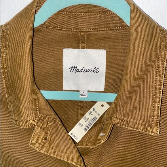 Madewell Chore Jacket M0824 Dark Tobacco Size Medium - Picture 2 of 4